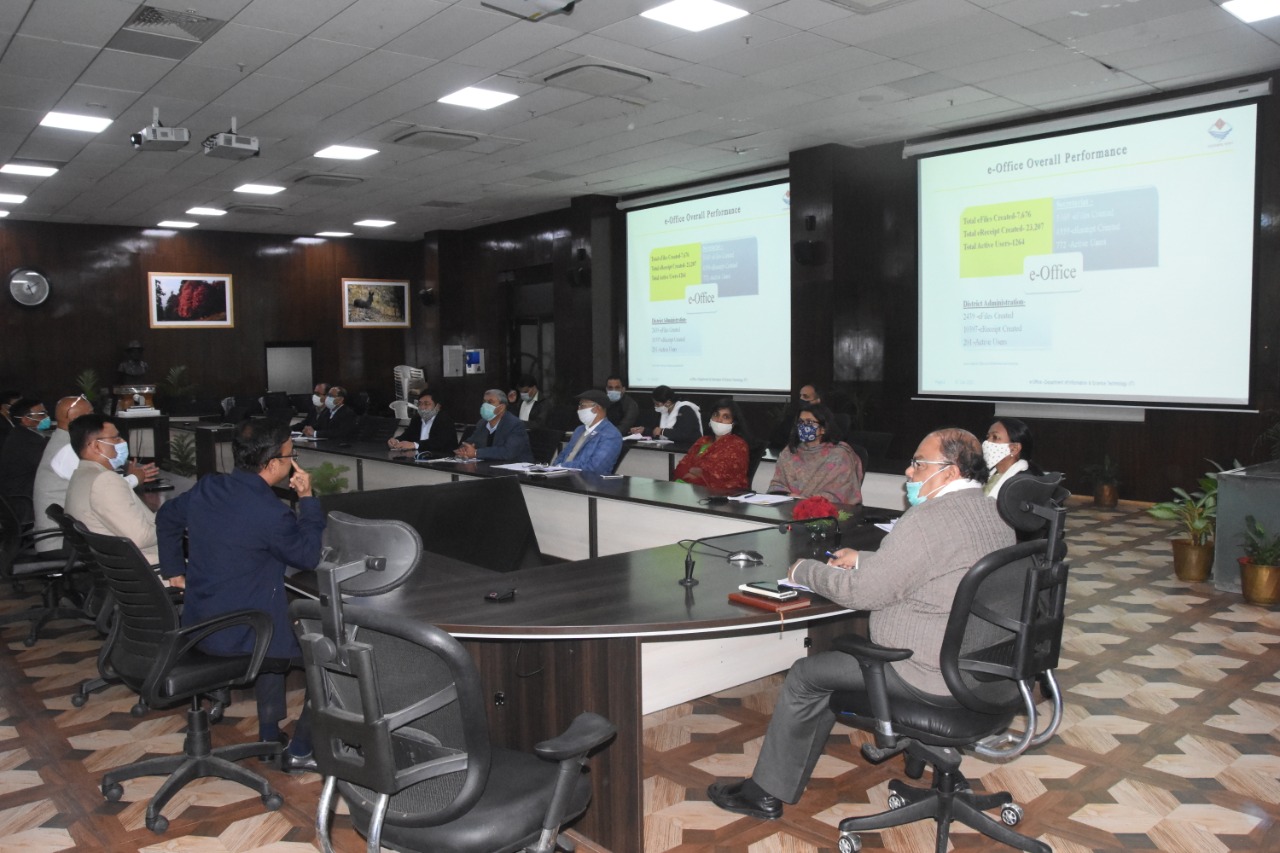 मुख्य सचिव के आदेश, 25 दिसम्बर तक सचिवालय के सभी अनुभागों को ई-ऑफिस सिस्टम से जोड़ा जाए ﻿