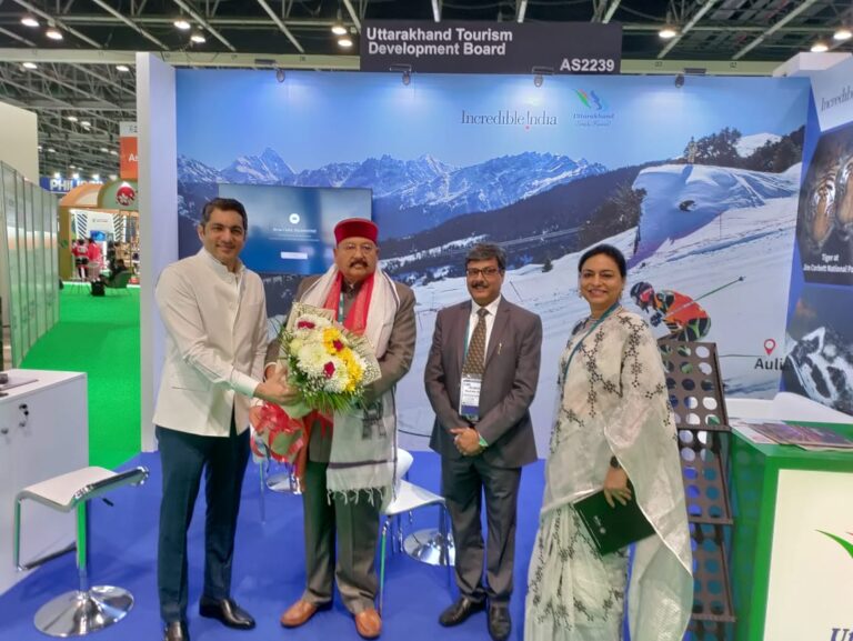 साहसिक पर्यटन गतिविधियों का केंद्र बन रहा उत्तराखंडः सतपाल महाराज, दुबई में आयोजित चार दिवसीय अरेबियन ट्रैवल मार्केट (एटीएम) में प्रतिभाग कर रहा है उत्तराखंड पर्यटन