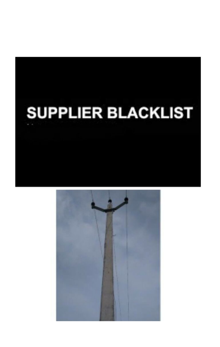 बिजली पोल सप्लाई न करने वाली कंपनी को किया ब्लैक लिस्ट, 4500 पोल की बजाय कंपनी ने सप्लाई किए सिर्फ 800 पोल