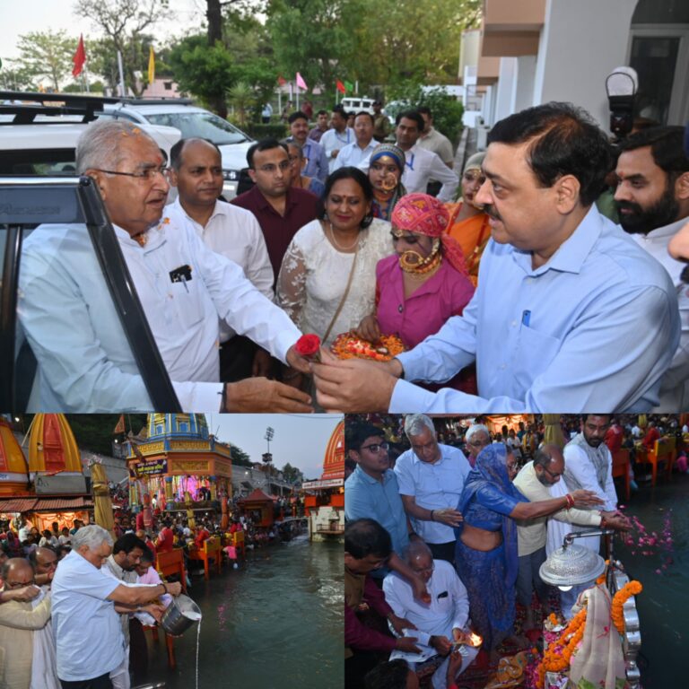 श्री परबतभाई सवाभाई पटेल के नेतृत्व में मंगलवार को स्टैण्डिंग कमेटी ऑन वाटर रिसॉर्सिस भारत सरकार ने हरिद्वार का भ्रमण किया।