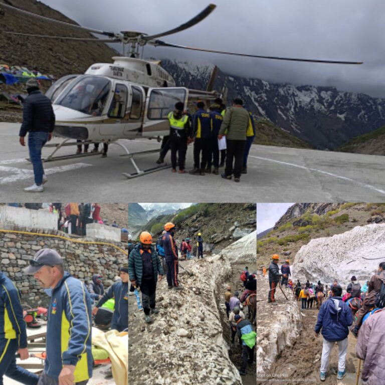 जिलाधिकारी मयूर दीक्षित के निर्देशन में  श्री केदारनाथ धाम में दर्शन करने आ रहे तीर्थ यात्रियों को सुरक्षित, सुगम व सुव्यवस्थित यात्रा संचालित कराने के लिए कई सुविधाएं एवं व्यवस्थाएं उपलब्ध कराई गई हैं।