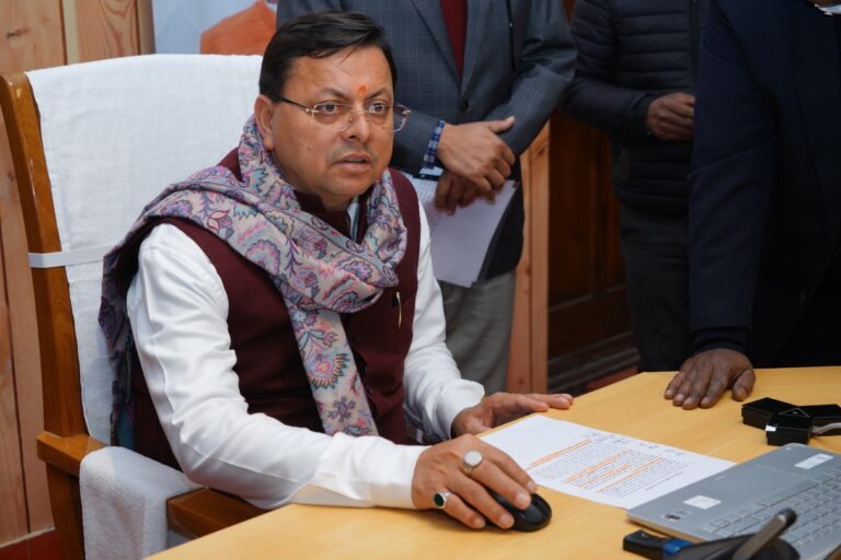 मुख्यमंत्री ने वन-क्लिक व्यवस्था के तहत 8 लाख 36 हजार 603 लाभार्थियों को भेजी 125 करोड़ समाजिक पेंशन की धनराशि।