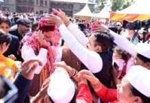 मुख्यमंत्री आवास में पारंपरिक उल्लास के साथआयोजित हुआ होली मिलन समारोह l