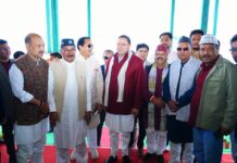 भराड़ीसैंण (गैरसैंण) में विधानसभा बजट सत्र में प्रतिभाग हेतु प्रस्थान करते हुए मुख्यमंत्री श्री पुष्कर सिंह धामी ।