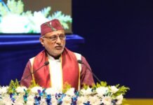 भारत के उपराष्ट्रपति श्री सी. पी. राधाकृष्णन ने आज ऋषिकेश स्थित अखिल भारतीय आयुर्विज्ञान संस्थान (एम्स) के छठे दीक्षांत समारोह को संबोधित किया।