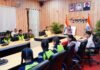 मुख्यमंत्री ने बालिकाओं के साथ प्रधानमंत्री के मन की बात के 134 वें संस्करण को सुना
