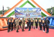 आर्मी सर्विस कोर व्हाइट वॉटर राफ्टिंग एक्सपीडिशन 2026 को देहरादून से हरी झंडी दिखाकर रवाना किया गया l