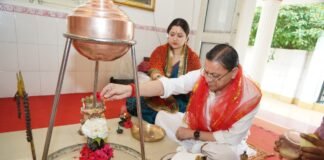 शारदीय नवरात्रि के प्रथम दिवस पर मुख्यमंत्री ने की पूजा-अर्चना, प्रदेशवासियों की सुख-समृद्धि की कामना l