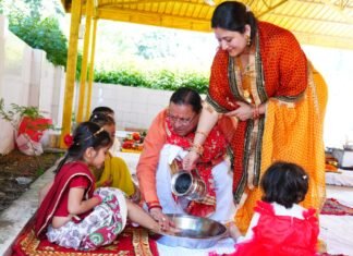 मुख्यमंत्री ने शारदीय नवरात्रि की महानवमी पर किया हवन एवं कन्या पूजन l